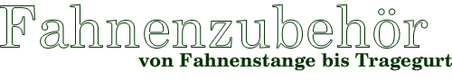 Stickerei Stucke: Fahnenzubehör