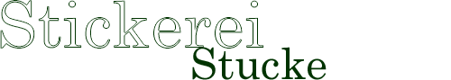 Stickerei Stucke: Startseite