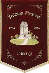 Banner der Freiwilligen Feuerwehr Stöckigt